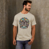 Roma Whispering Fontein Mannen Basis T-shirt