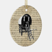  roma - zigeunerwagen keramisch ornament (Rechts)