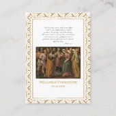 Romaans Katholieke Huwelijksfoto Gebedskaart Plaatskaartje (Voorkant)