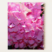 Romaans paars Hydrangeas roze paarse bloemen Planner (Achterkant)