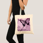 Romaanse botanische kunst Boheemse vlinder Tote Bag (Voorkant (product))