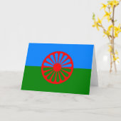 Romaanse vlag kaart (Gele Bloem)