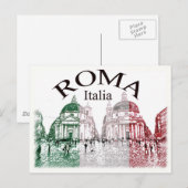 Romagestampt Briefkaart (Voorkant / Achterkant)