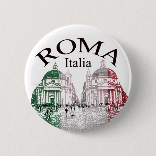 Romagestampt Ronde Button 5,7 Cm (Voorkant)