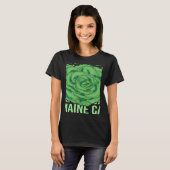 Romaine Calm Lettuce Vegetable Pun Gardening Fun T-shirt (Voorkant volledig)