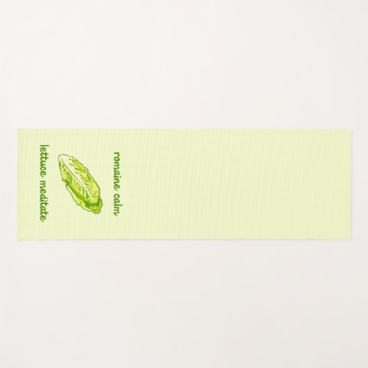 "Romaine Calm - Sla-medaille" Yogamat (Voorkant (horizontaal))