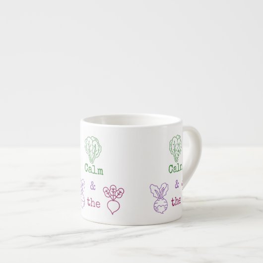 Romaine Calm & Turnip the Beet Espresso Kop (Voorkant rechts)