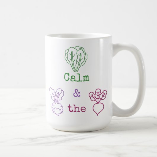 Romaine Calm & Turnip the Beet Koffiemok (Rechts)