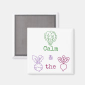Romaine Calm & Turnip the Beet Magneet (Voorkant / Achterkant)
