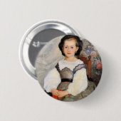 Romaine Lascaux door Renoir Ronde Button 5,7 Cm (Voorkant /achterkant)