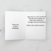 Roman 21st Birthday Card Signifer Standard Bearer Kaart (Binnen)