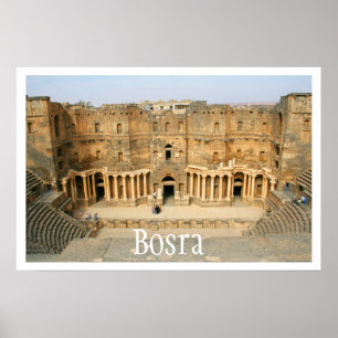 Roman Amphitheater, Bosra, Syrië Poster