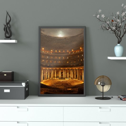 Roman Ancient Amphitheater Poster