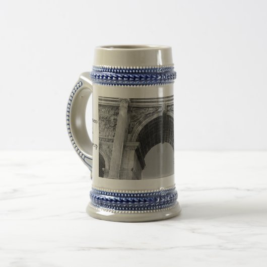 Roman archway Grappig Quote Koffie mok (Voorkant links)