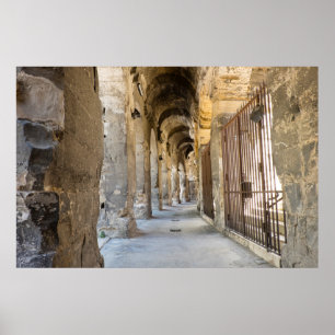 Roman Arena Hallway, Frankrijk Poster