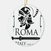 Roman Army - Legionair met Gladio Keramisch Ornament (Links)