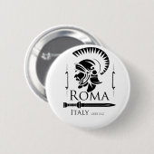 Roman Army - Legionair met Gladio Ronde Button 5,7 Cm (Voorkant /achterkant)