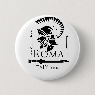 Roman Army - Legionair met Gladio Ronde Button 5,7 Cm