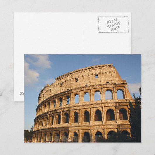 Roman Art. Colosseum of Flavian 3 Briefkaart (Voorkant / Achterkant)