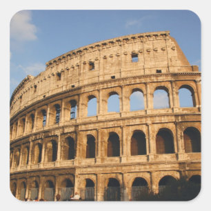 Roman Art. Colosseum of Flavian 3 Vierkante Sticker