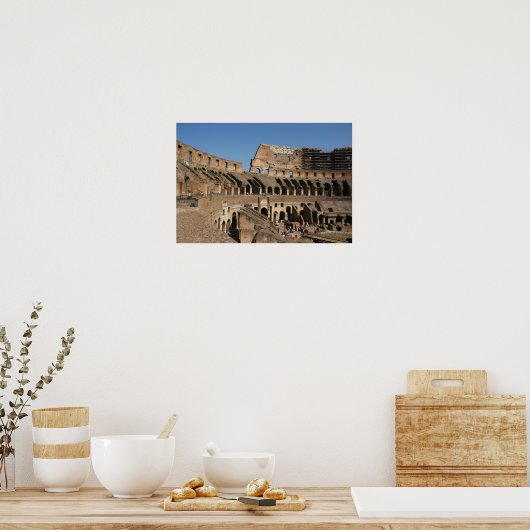 Roman Art. Colosseum of Flavian 6 Poster (Keuken)