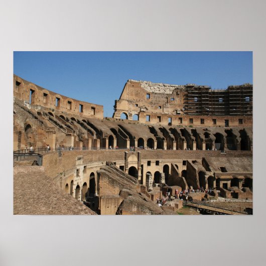 Roman Art. Colosseum of Flavian 6 Poster (Voorkant)