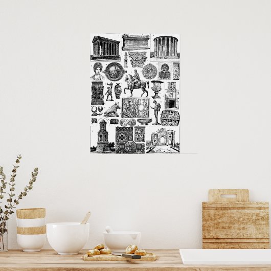 Roman Art Poster (Keuken)