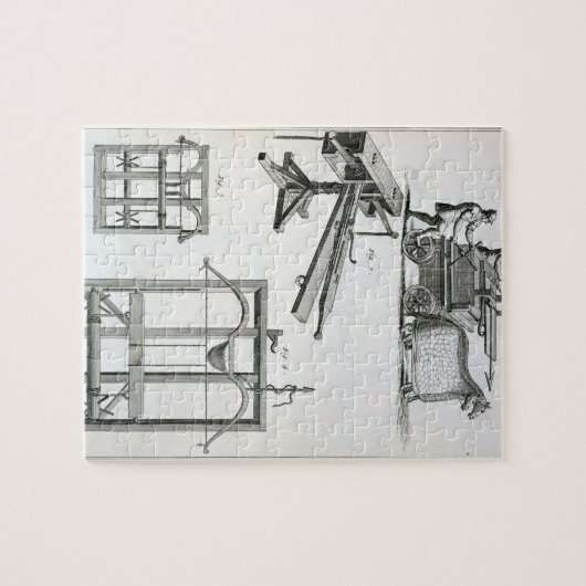 Roman Ballistic Machinery uit de "Encyclopedie" Legpuzzel (Horizontaal)