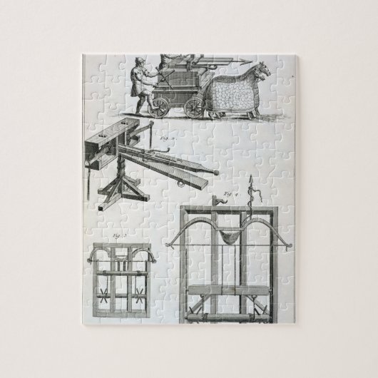 Roman Ballistic Machinery uit de "Encyclopedie" Legpuzzel (Verticaal)