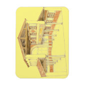 Roman basilica magneet (Verticaal)