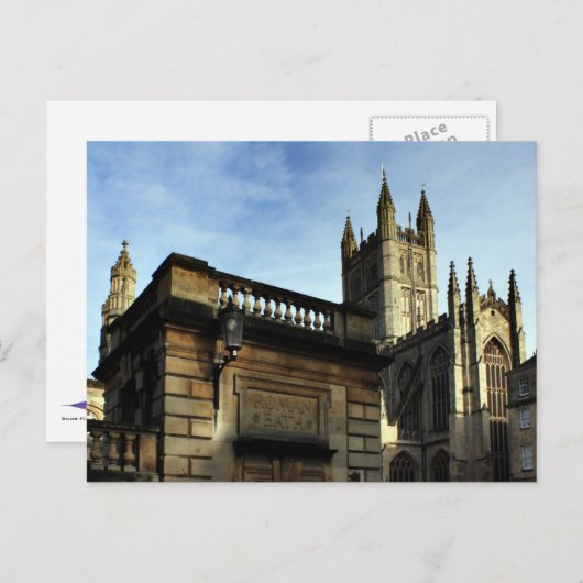 Roman Bath, Engeland Briefkaart (Voorkant / Achterkant)