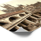 Roman Baths and Abbey, IV, Bath, England classic P Poster (Hoek)