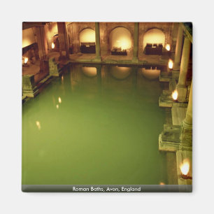 Roman Baths, Avon, England Magneet