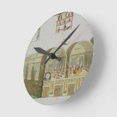 Roman Baths, bord van 'The History of the Nation' Ronde Klok (Hoek)