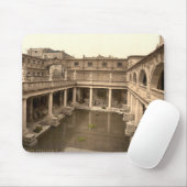 Roman Baths en Abbey II, Bath, Somerset, England Muismat (Met muis)