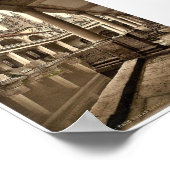 Roman Baths en Abbey, III, Bath, England klassiek Poster (Hoek)