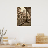 Roman Baths en Abbey III, Bath, Somerset, England Poster (Keuken)