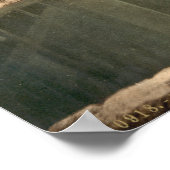 Roman Baths en Abbey V, Bath, Somerset, England Poster (Hoek)