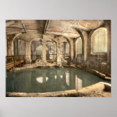 Roman Baths en Abbey V, Bath, Somerset, England Poster (Voorkant)