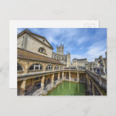 Roman Baths in Bath England Briefkaart (Voorkant / Achterkant)