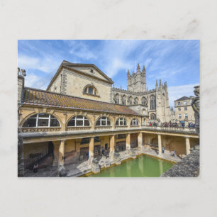 Roman Baths in Bath England Briefkaart