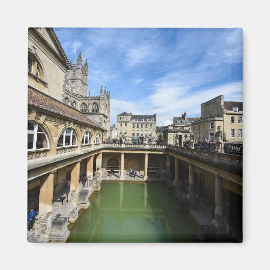 Roman Baths in Bath England Magneet (Voorkant)