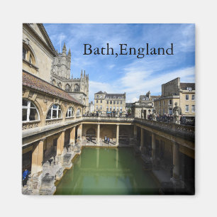 Roman Baths in Bath England Magneet