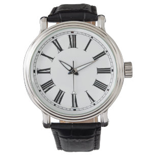 Roman Black Wrist Watch Horloge
