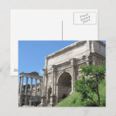 Roman Boog van het Forum van Titus - Rome, Italië Briefkaart (Voorkant / Achterkant)