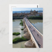 Roman Bridge Cordoba Spanje Briefkaart (Voorkant / Achterkant)
