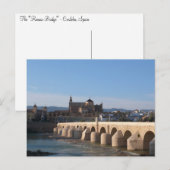 "Roman Bridge" in Cordoba Briefkaart (Voorkant / Achterkant)