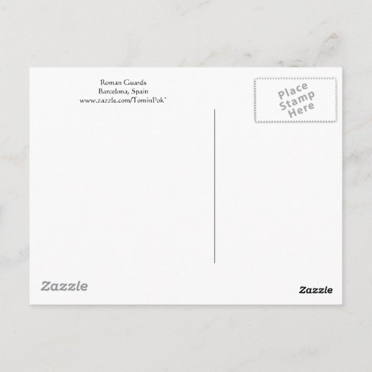 Roman Briefkaart van Wachten (Achterkant)