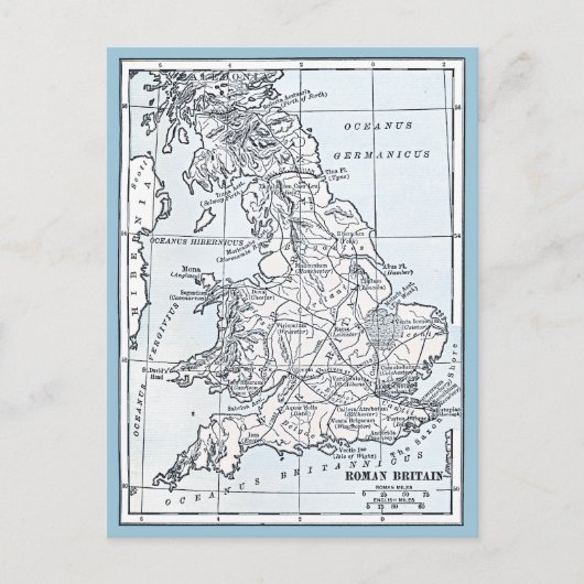 Roman Britain 43 AD Briefkaart (Voorkant)