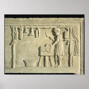 Roman Butcher's, relief Poster